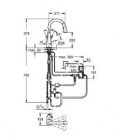 GROHE ZEDRA TOUCH EXTRAIBLE